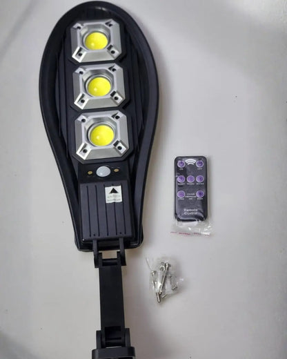 مصباح طاقة شمسية - بقوة 500 واط  LED خارجي مقاوم للماء IP65 مع جهاز تحكم عن بعد